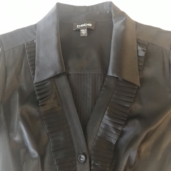 Formal Black Bebe Dress - Picture 4 of 5